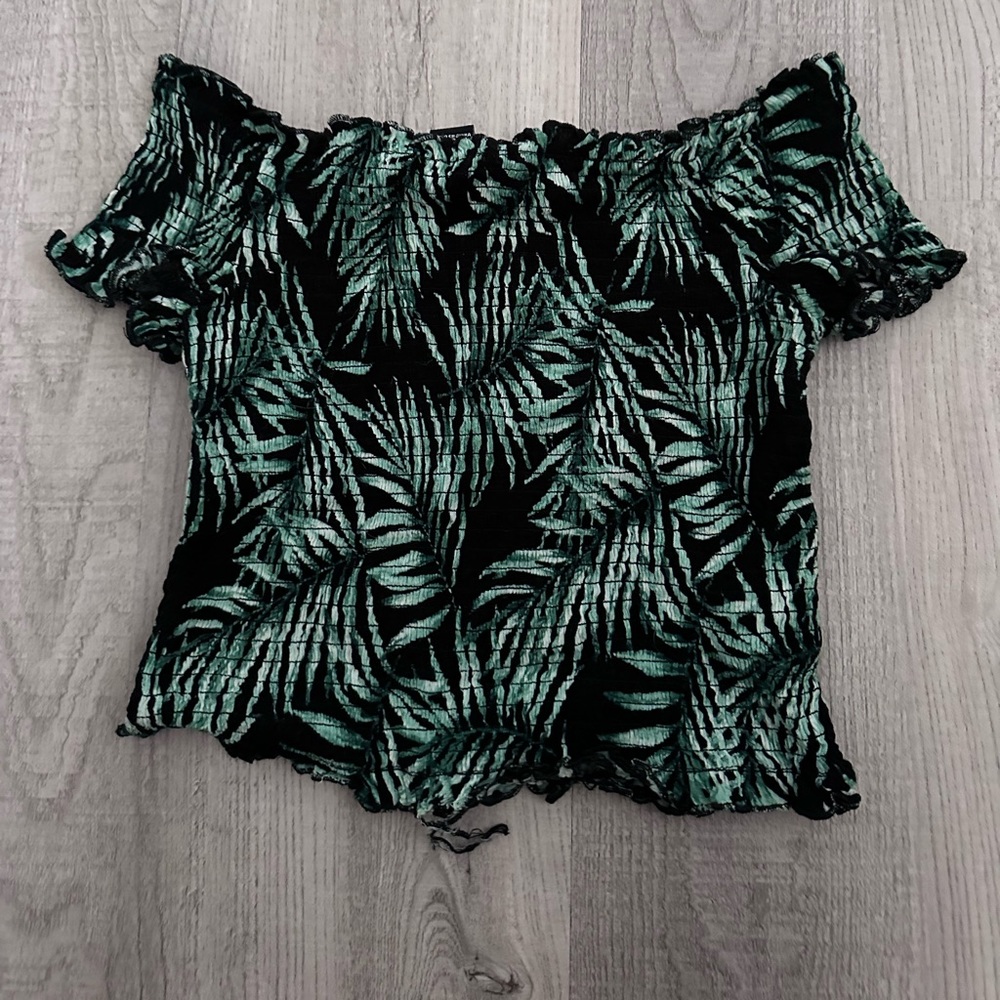 Tropical crop top